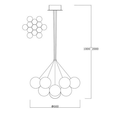 Подвесная люстра Globo 162FL-61913