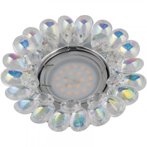 Точечный светильник Fametto Peonia DLS-P119 GU5.3 CHROME/RAINBOW