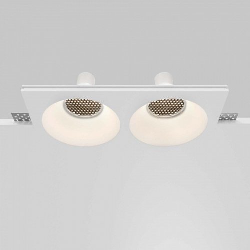 Встраиваемый светильник Maytoni Technical Gyps Modern DL129-GU10-02-W