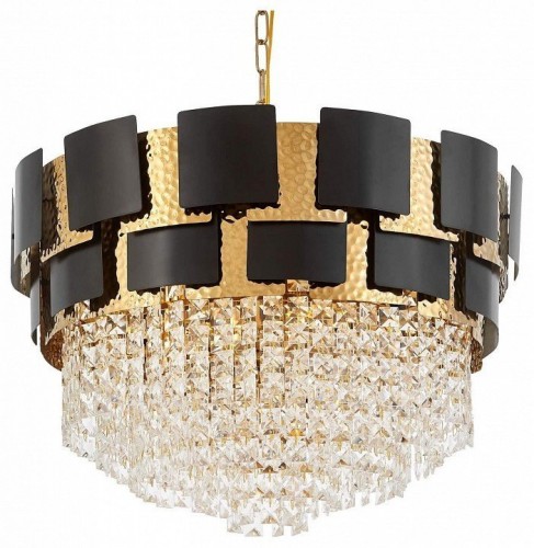 Подвесная люстра Lumina Deco Molina LDP 7045-600 BK+GD Подвесная люстра Lumina Deco Molina LDP 7045-600 BK+GD