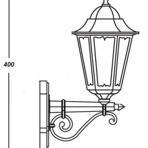 Настенный фонарь уличный Oasis_Light PETERSBURG M 79801M/02 Gb