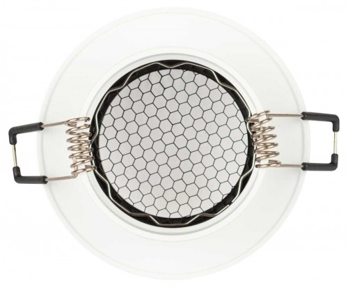 Светильник встраиваемый алюминиевый ЭРА KL109 WH/BK под лампу MR16 GU5.3 белый/черный матовый Б0061828