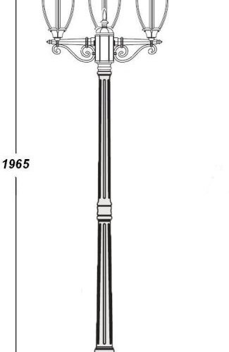Наземный фонарь Oasis Light COVENTRY 91508B Bl