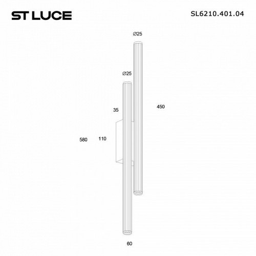 Настенный светильник ST Luce Lilt SL6210.401.04 Настенный светильник ST Luce Lilt SL6210.401.04