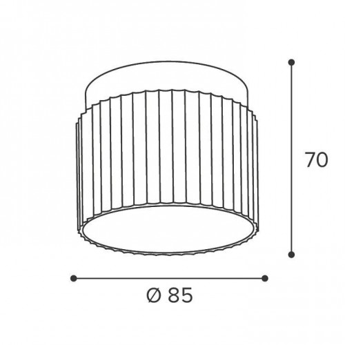 Накладной светильник Wolta MUSE WSL-GX53/19BG