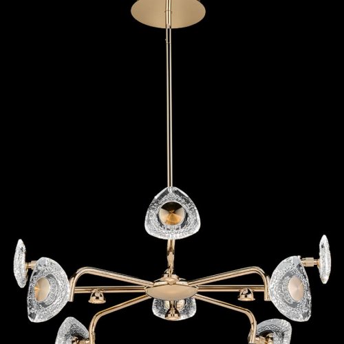 Подвесная люстра Iris LE7913/8G Gold