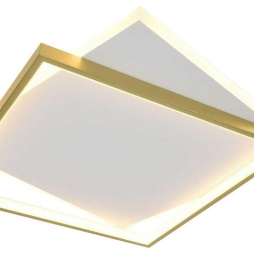 Светильник потолочный светодиодный ЭРА Модерн с ДУ Lima CLL-1-82-RC WH +GD Б0069755