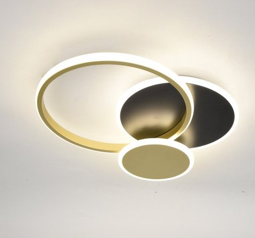 Потолочная люстра  City CLL-1-60-RC BK+GD