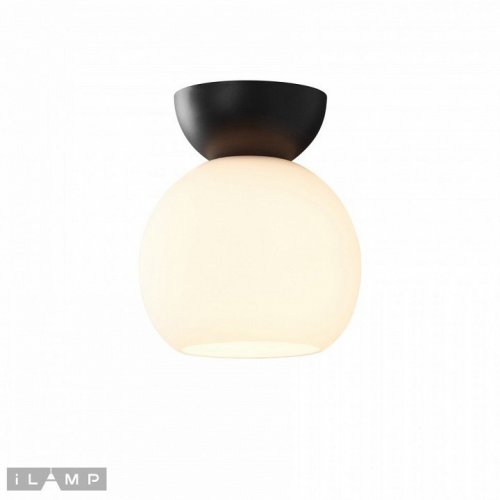 Потолочный светильник iLamp Mono C6079-1 BK+WH