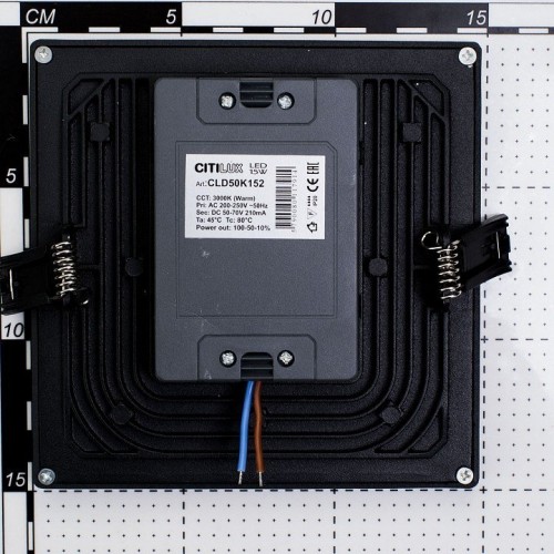 Встраиваемый светодиодный светильник Citilux Омега CLD50K152 Встраиваемый светодиодный светильник Citilux Омега CLD50K152