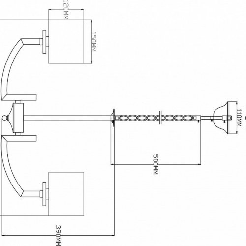 Подвесная люстра Moderli Saudy V2590-5P