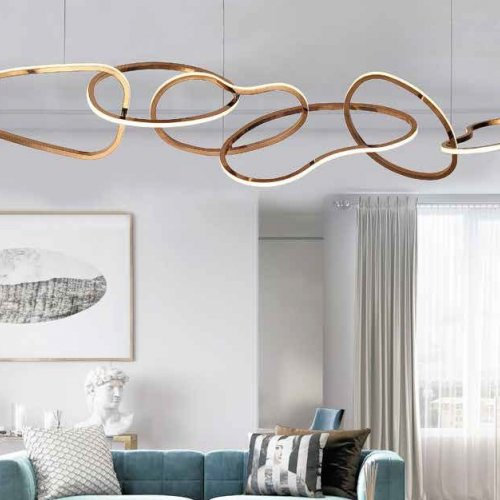 Подвесной светодиодный светильник Newport Alicia 15326/S Champagne gold М0068689 Подвесной светодиодный светильник Newport Alicia 15326/S Champagne gold М0068689