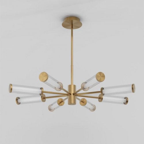 Потолочная люстра Eurosvet Stark 50386 LED латунь Потолочная люстра Eurosvet Stark 50386 LED латунь