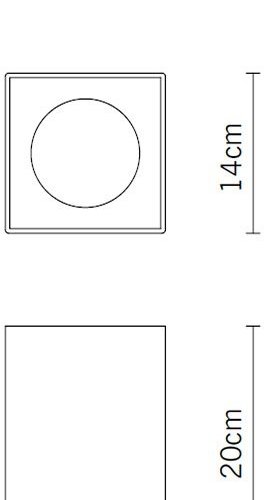 Точечный светильник Fabbian Slot F15E0501