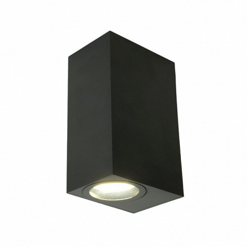 Светильник садово-парковый Feron.ONE DH051-P,на стену, 2*GU10 220-240V, черный пластик 51546