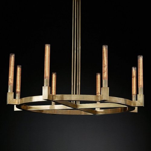 Подвесная люстра Cannele KM0550P-8 brass