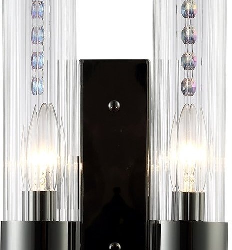 Бра Crystal Lux OTONO AP2 BLACK CHROMIUM/TRANSPARENTE Бра Crystal Lux OTONO AP2 BLACK CHROMIUM/TRANSPARENTE