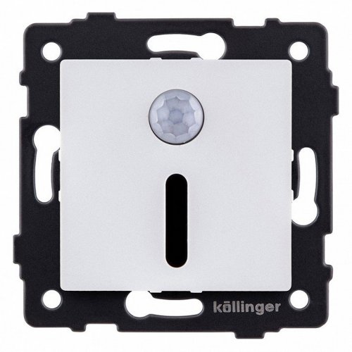 Заглушка для поста с подсветкой, без рамки Kollinger  REA-045WH