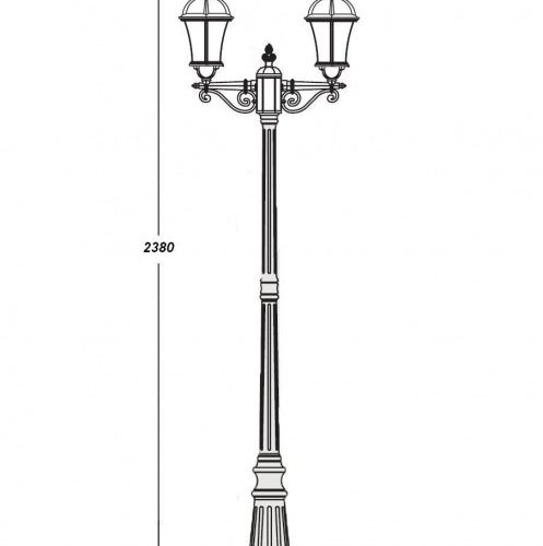 Наземный фонарь Oasis Light 95209L A Bl