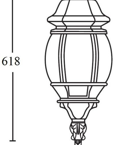 Потолочный светильник уличный Oasis Light AMERICA L 83405LA Gb
