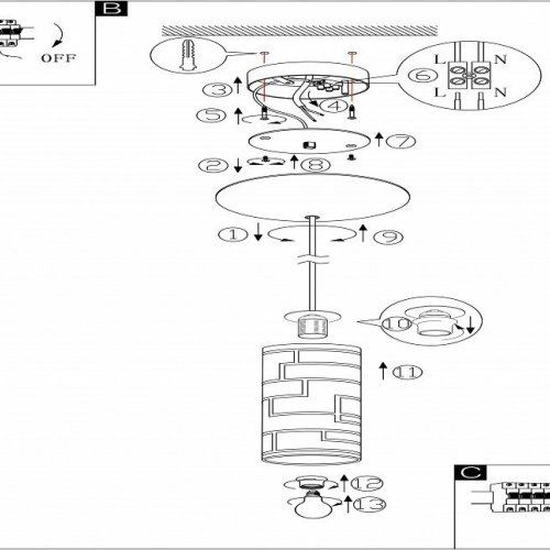 Светильник подвесной Eglo Bayman 92562 Светильник подвесной Eglo Bayman 92562