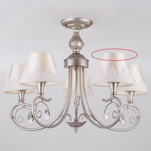 Потолочная люстра Eurosvet Incanto 60069/5 серебро