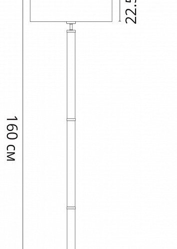 Торшер Arte Lamp Robert A5029PN-1SS