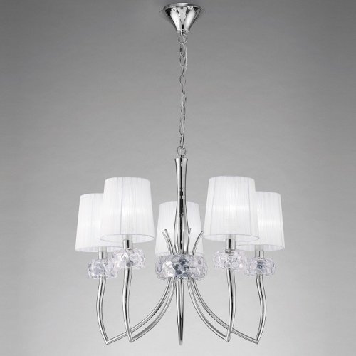 Подвесная люстра Mantra Loewe Chrome 4631 Подвесная люстра Mantra Loewe Chrome 4631