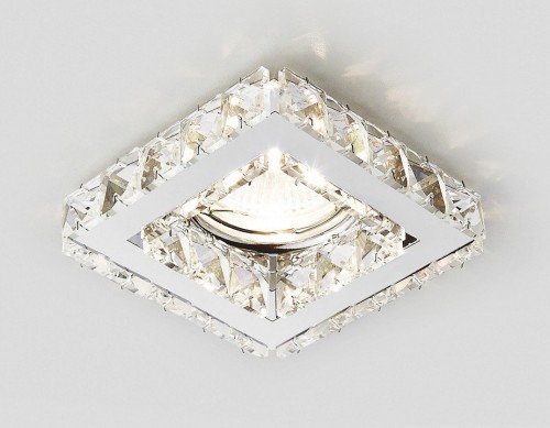 Встраиваемый светильник Ambrella light Crystal K110 CL/CH Встраиваемый светильник Ambrella light Crystal K110 CL/CH