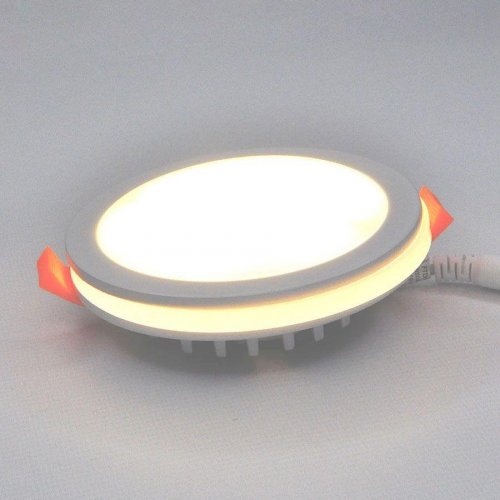 Встраиваемый светодиодный светильник Elvan VLS-109R-18W-WW-Wh