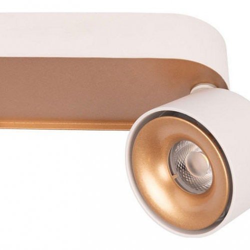 Спот Knof 10324/A Gold White Спот Knof 10324/A Gold White
