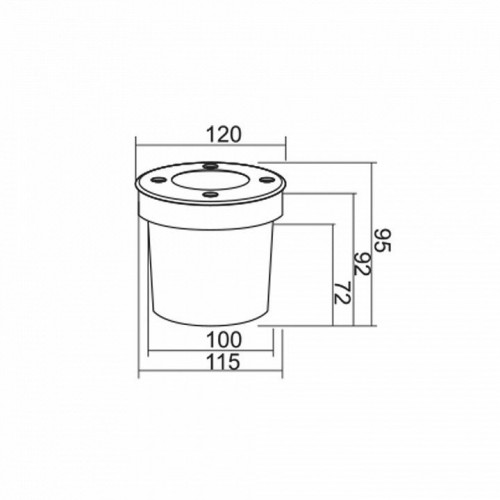 Встраиваемый в дорогу светильник Uniel Ulu-b11 UL-00006821