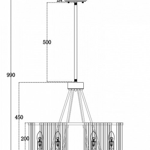 Потолочная люстра Maytoni Solar MOD087PL-06G Потолочная люстра Maytoni Solar MOD087PL-06G