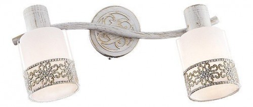 Настенно-потолочный светильник Eurosvet 20025/2 белый с золотом