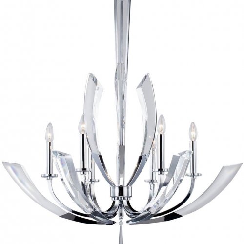 Подвесная люстра DeLight Collection Ice Kingdom P68028L-6 chrome Подвесная люстра DeLight Collection Ice Kingdom P68028L-6 chrome