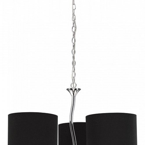 Подвесная люстра Mantra Eve Chrome - Black Shade 1171