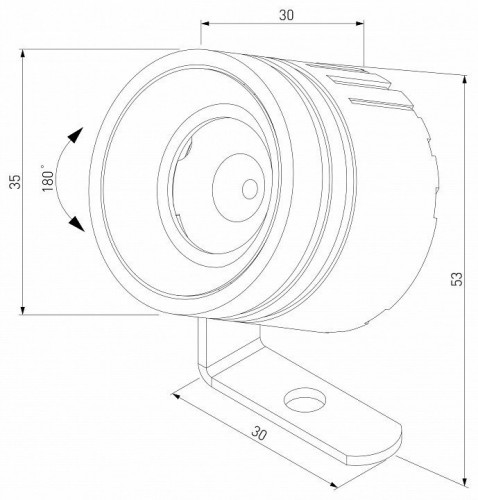 Светильник садово-парковый Elektrostandard Landscape (35190/S) черный a070269