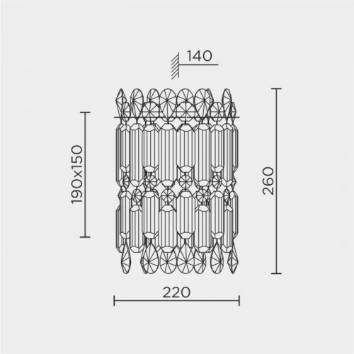 Бра  ML.837.02 CR