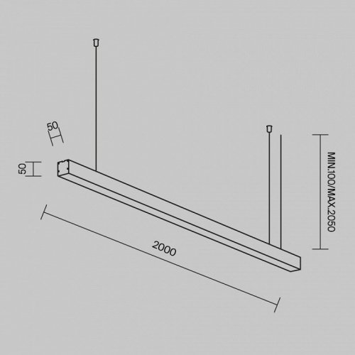 Подвесной светильник Maytoni Technical LL312029 Подвесной светильник Maytoni Technical LL312029