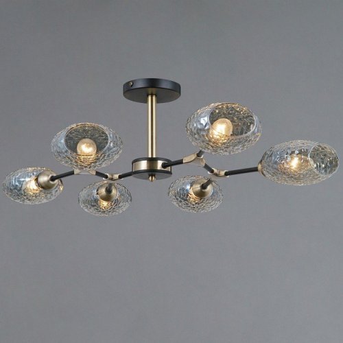 Светильник потолочный Illumico IL0272-6CSQ-25 BK AB TRENTO Светильник потолочный Illumico IL0272-6CSQ-25 BK AB TRENTO
