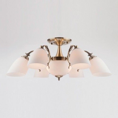 Потолочная люстра Eurosvet 22010/6+2 античная бронза