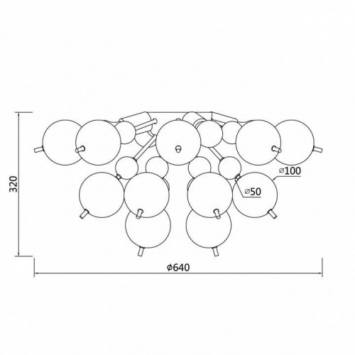 Потолочная люстра Maytoni Bolla MOD133CL-04BS Потолочная люстра Maytoni Bolla MOD133CL-04BS