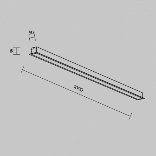 Встраиваемый светильник Maytoni Technical  LL313003