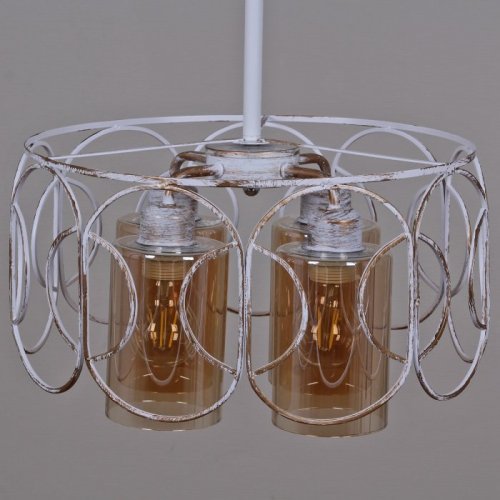 Подвесная люстра Reluce 03883-0.4-04 WH+GD