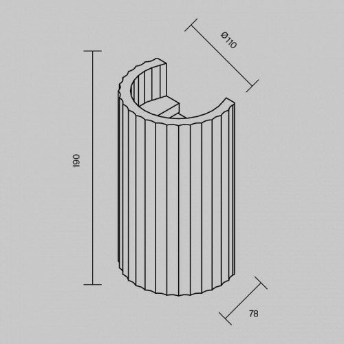 Накладной светильник Maytoni Parma C124WL-GU10-02-W Накладной светильник Maytoni Parma C124WL-GU10-02-W