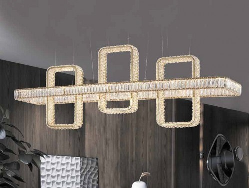 Подвесной светодиодный светильник Newport 8230 8233+1/S gold new М0066958