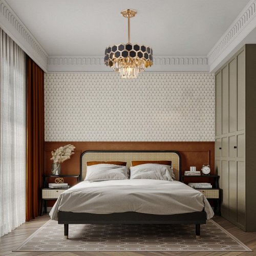 Подвесная люстра Sorrento-5009 375009/3+2/300/380 GD Подвесная люстра Sorrento-5009 375009/3+2/300/380 GD