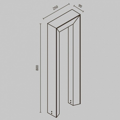 Наземный светильник Maytoni Frama O469FL-L12GF3K