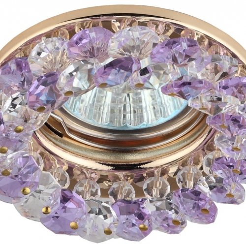 Встраиваемый светильник ЭРА Декор DK16 GD/WH/PU Встраиваемый светильник ЭРА Декор DK16 GD/WH/PU