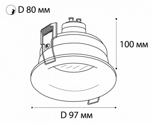 Точечный светильник Italline Il163 163711 white